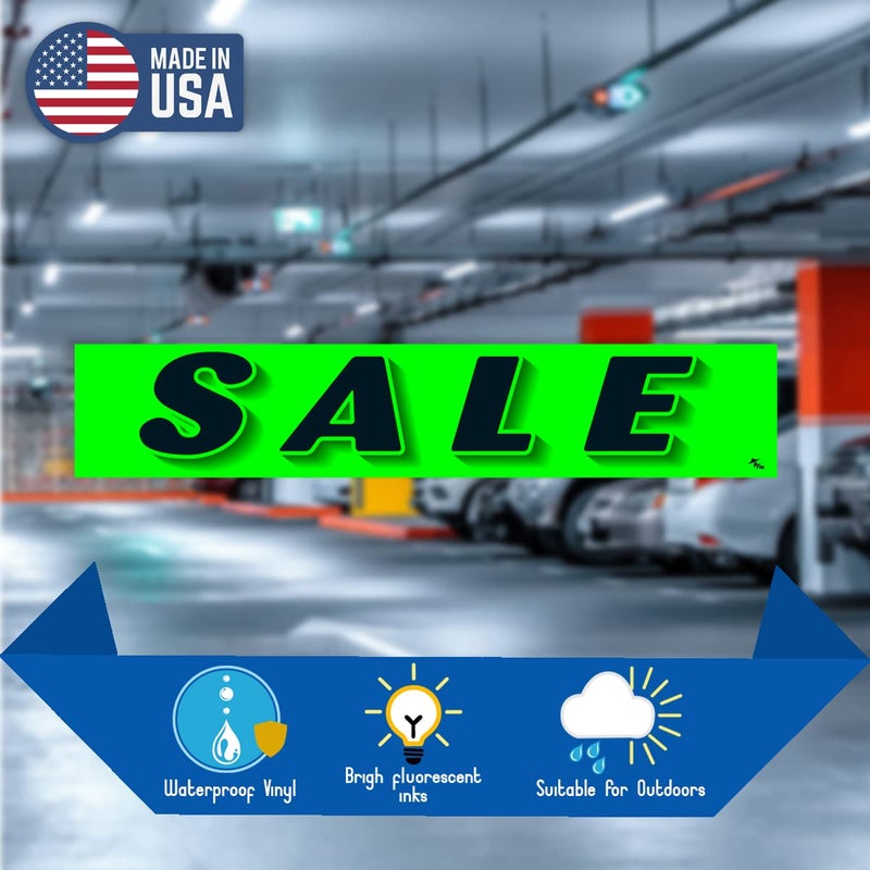 Versa-Tags Chartreuse Green Vinyl Slogan Stickers - 12-Pack for Car Dealer Windshield Advertising, Perfect for Used/New Car Truck RV Lots Slogan-Sale-Stickers - Image 3